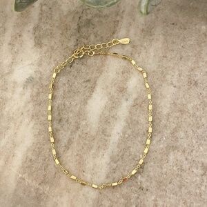 925 Sterling Silver Dainty Minimalist Bracelet Thin Link Stacking Bracelet
